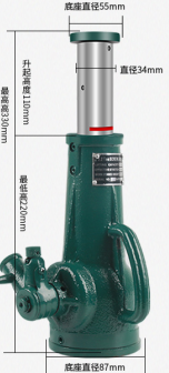 了解螺旋千斤頂的部件參數有助于更好的進行頂升作業